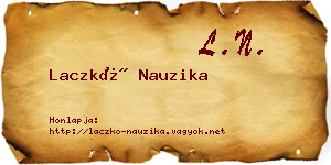 Laczkó Nauzika névjegykártya